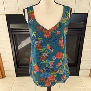 Cabi Still Life Floral Cami Tank Blouse, Women’s Sz S/CH/P